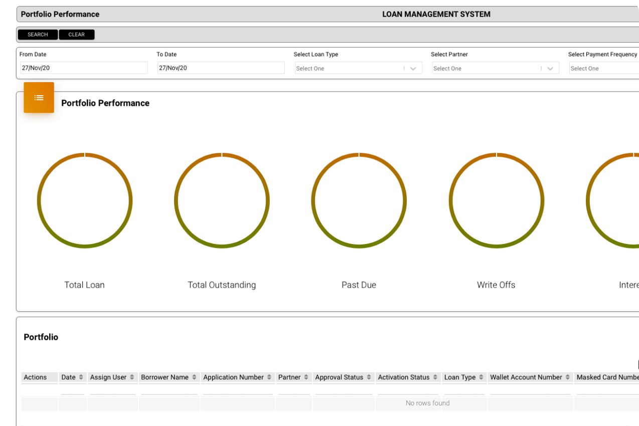 Lending Platform Screenshot Alt Text